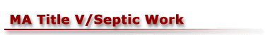 Title V/Septic